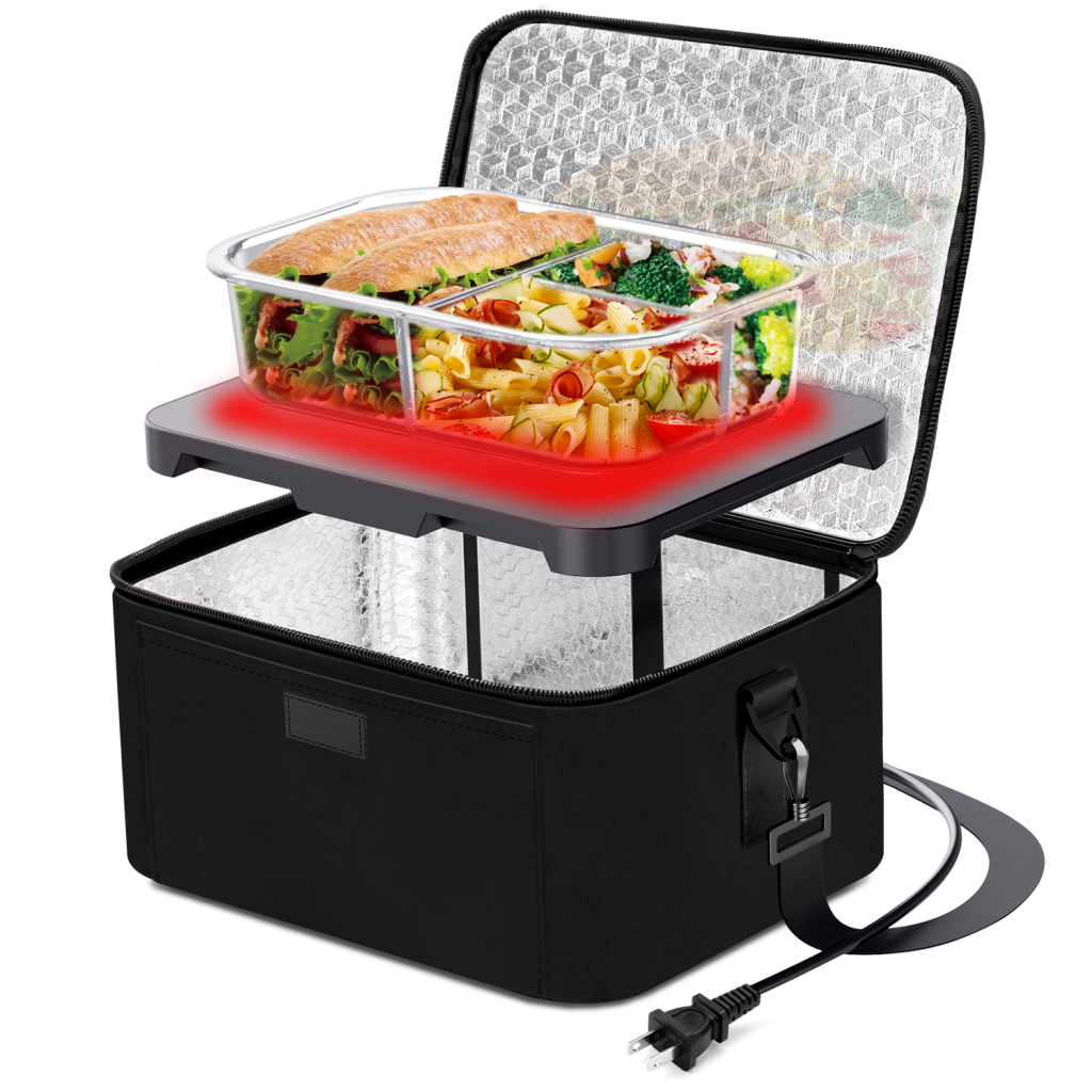 Electric Lunch Box Portable Food Warmer Cooker Hearter for Home Office  School