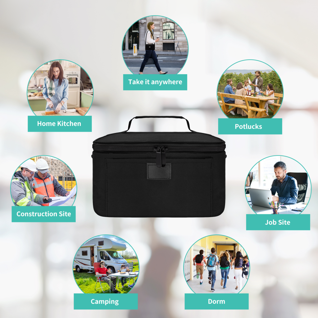 Heating Lunch Box, Portable Food Warmer Lunch Box for Work, Personal Mini  Oven for Travel/Bedroom 